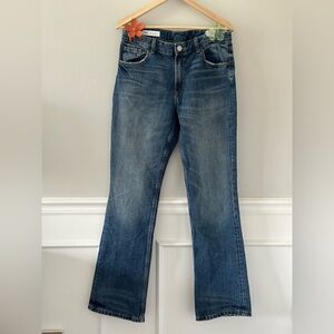 EUC Zara size 8 Bootcut Flare Zipper Fly Fall Jeans